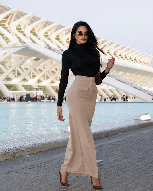 Suknja visok struk